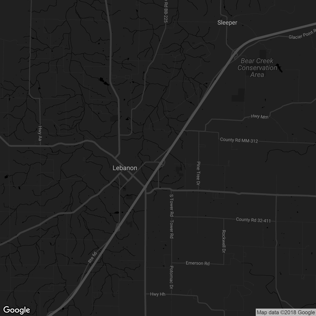 Munger Moss Motel - map