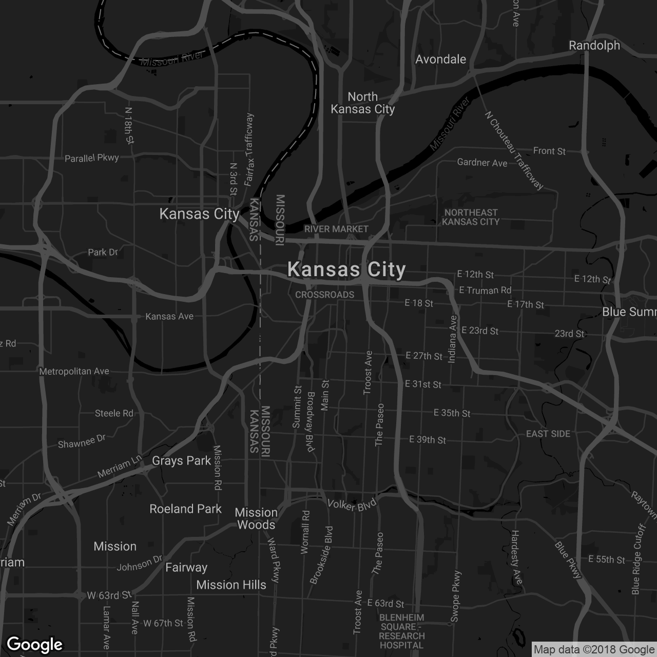 Harvey’s at Union Station – Kansas City - map