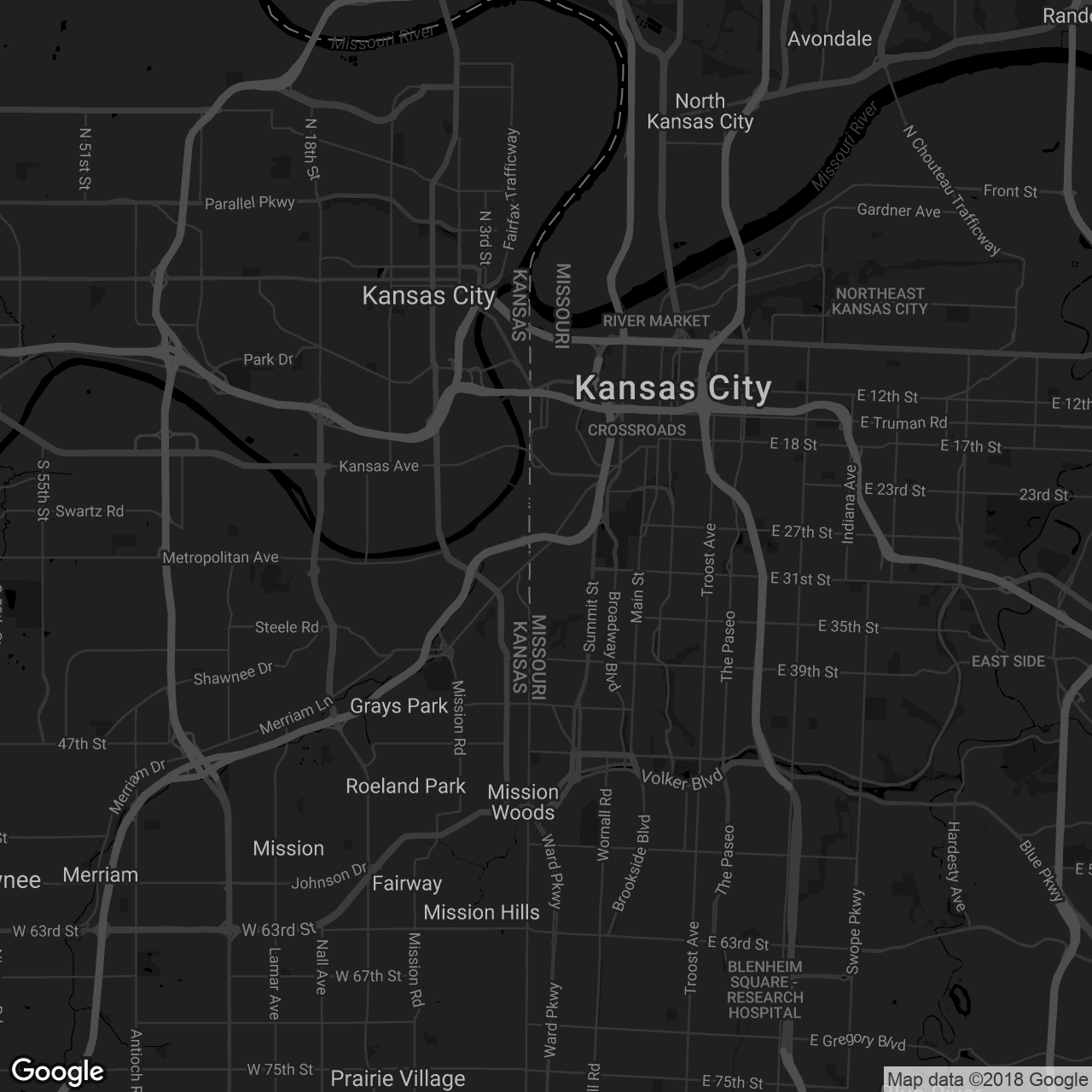 Danny Edwards Blvd. BBQ - map