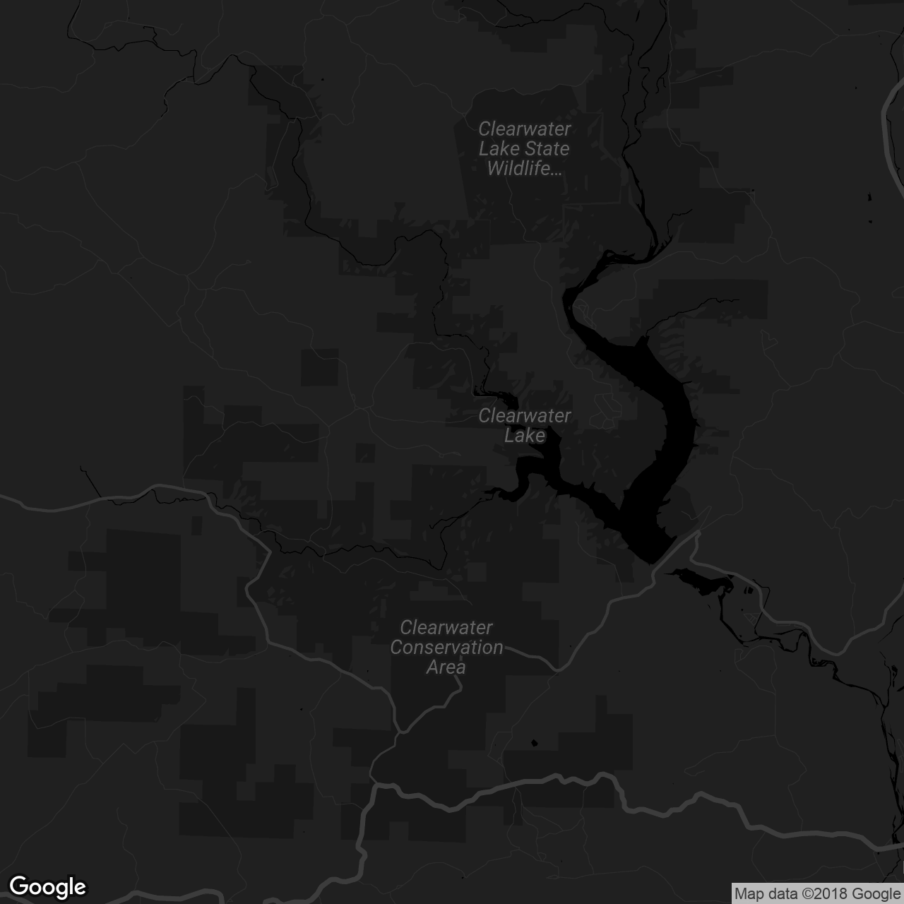 Webb Creek Cabins - map