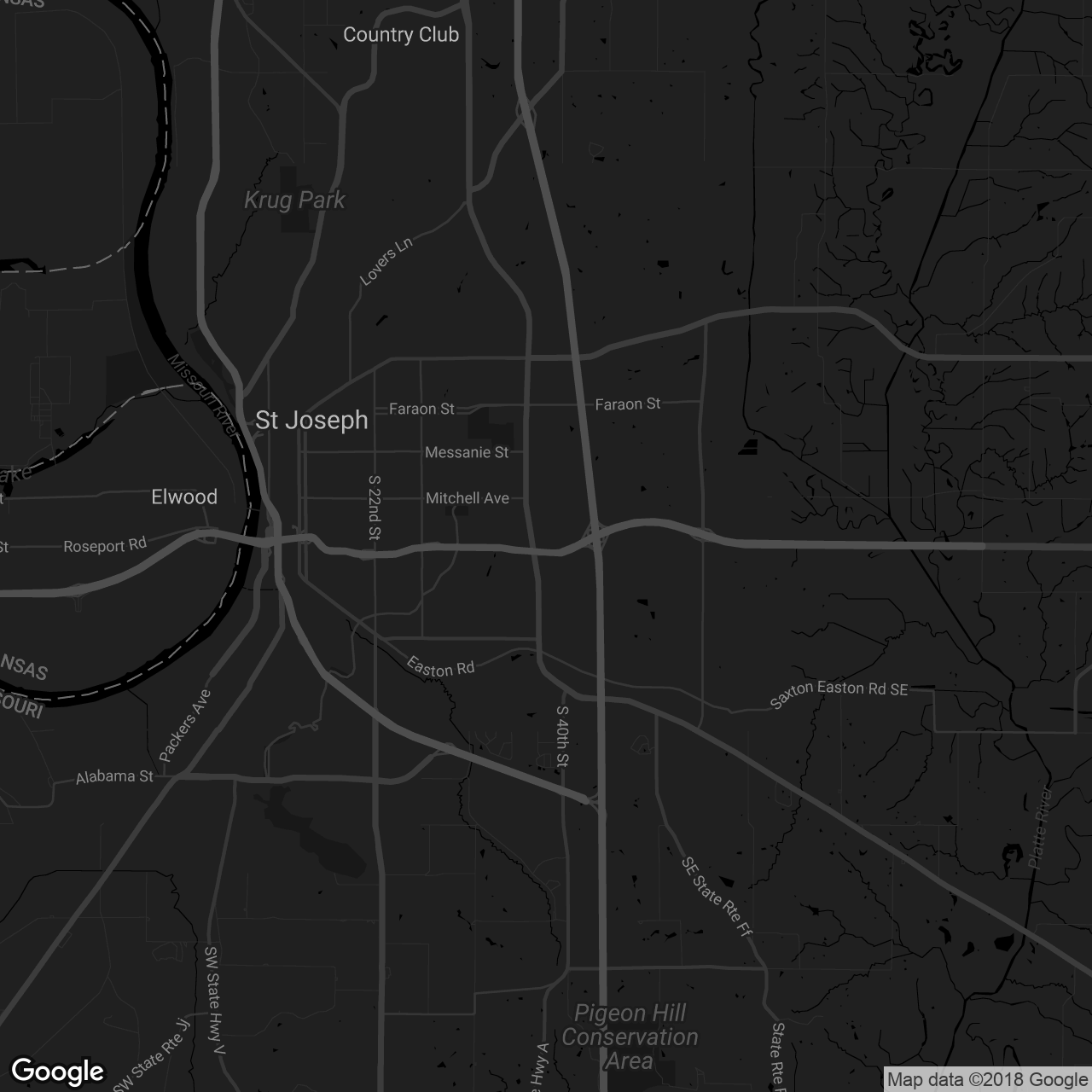 AmeriStay Inn – St. Joseph - map