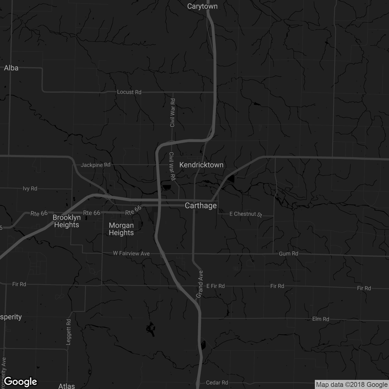 Whisler’s Drive-Up - map