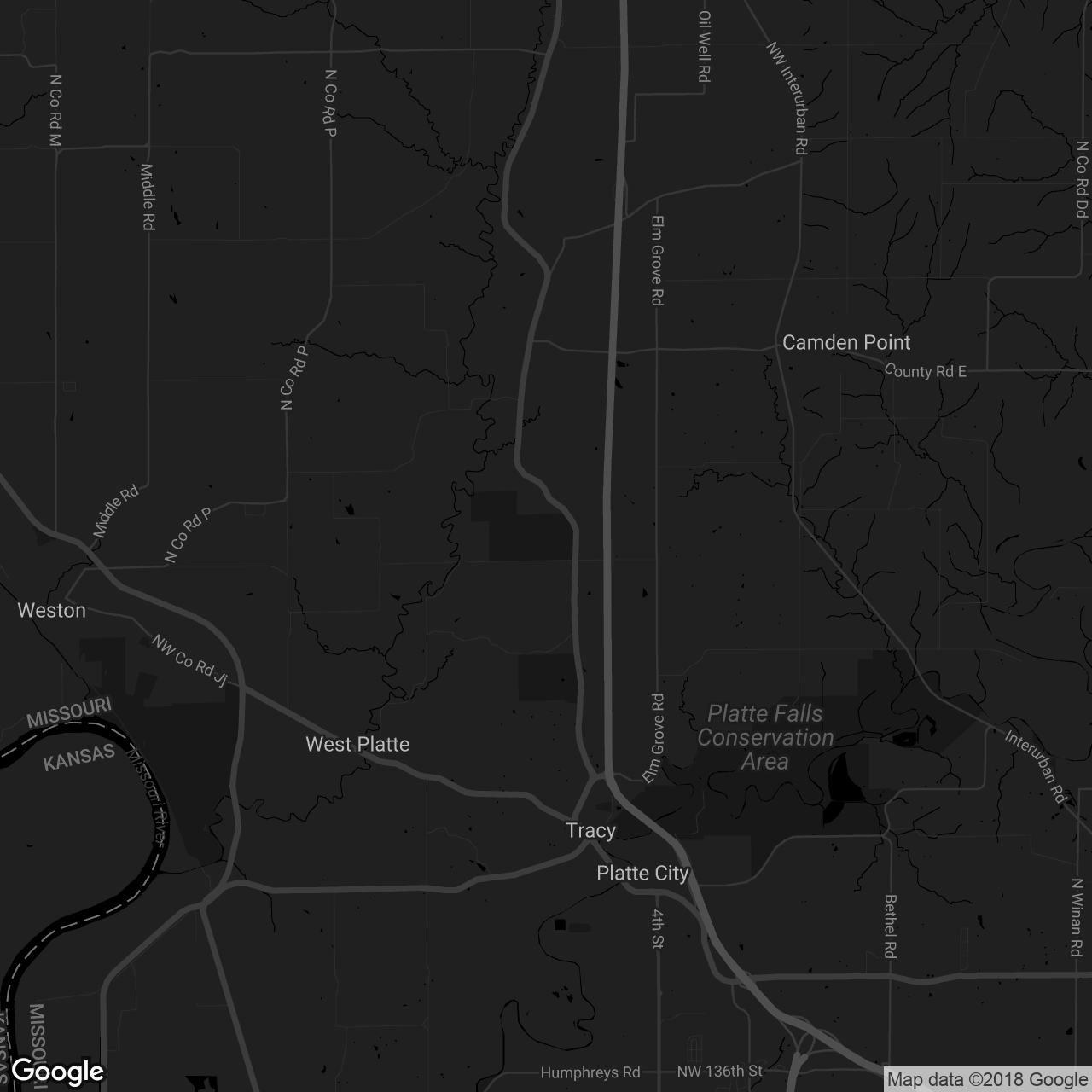 Guy B. Park Conservation Area - map