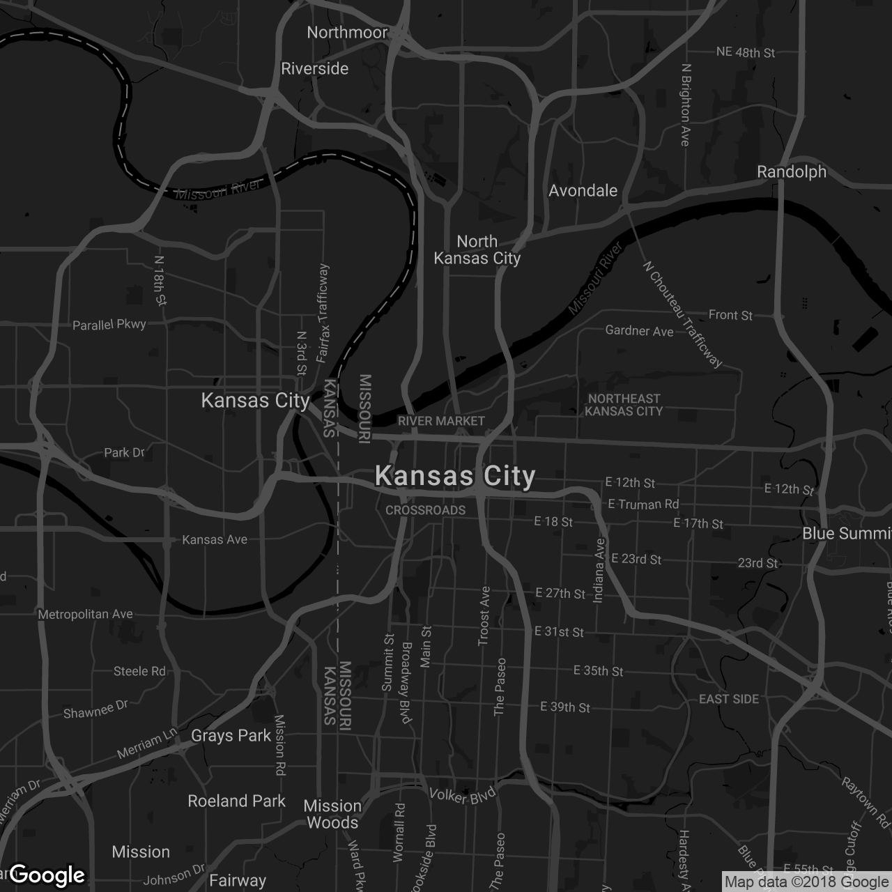 Anthony’s Italian Restaurant — Kansas City - map