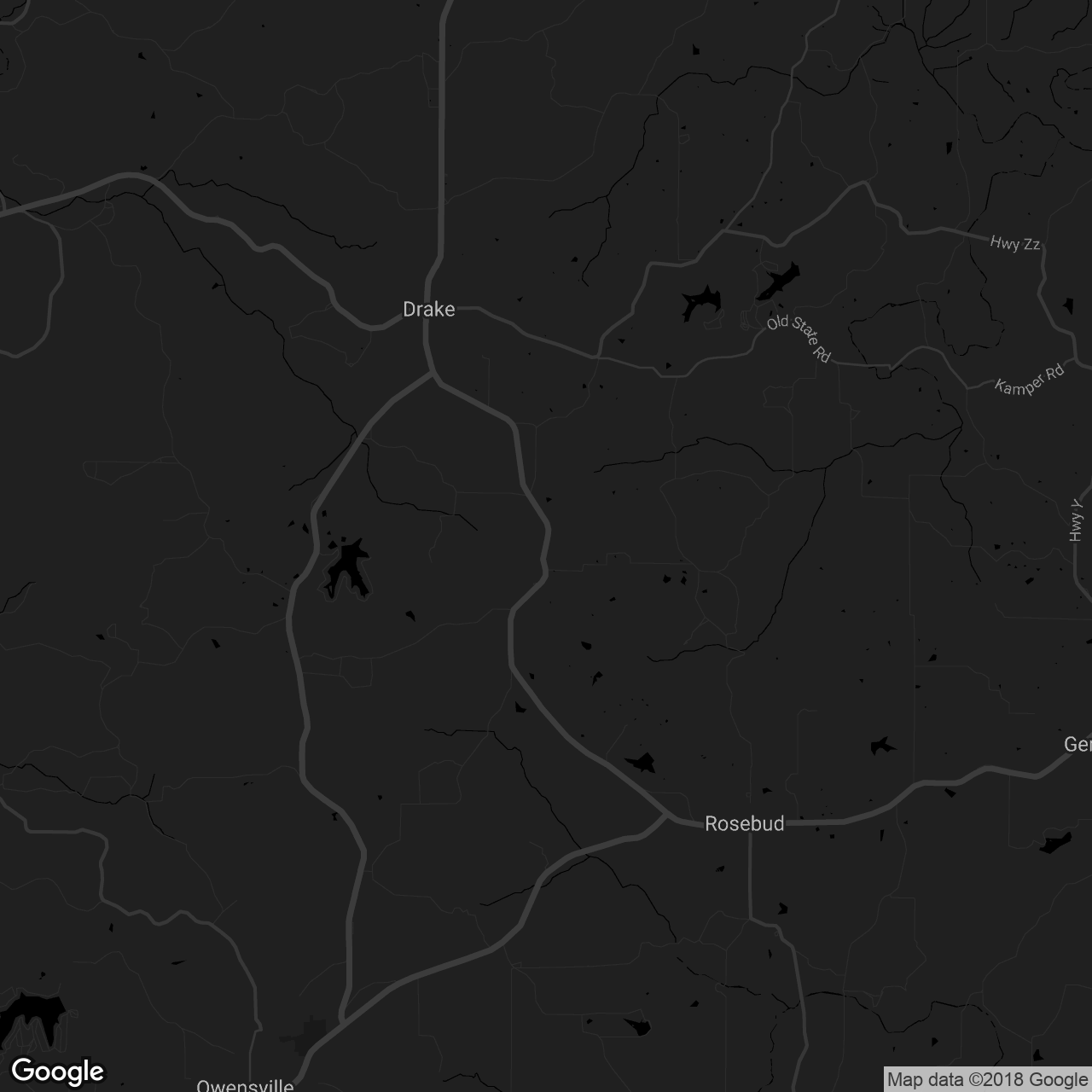 White Mule Winery - map