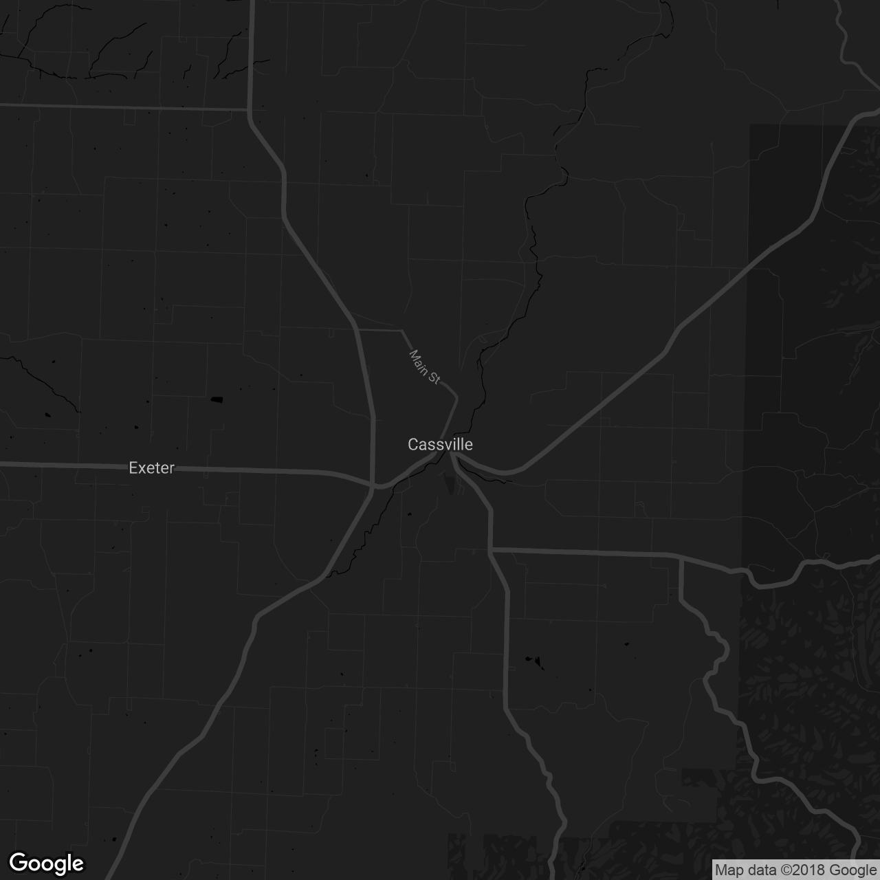 Cassville Chamber of Commerce - map