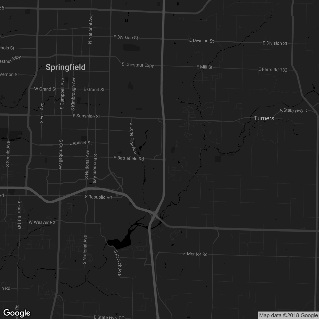Quality Inn US 65 - Springfield - map