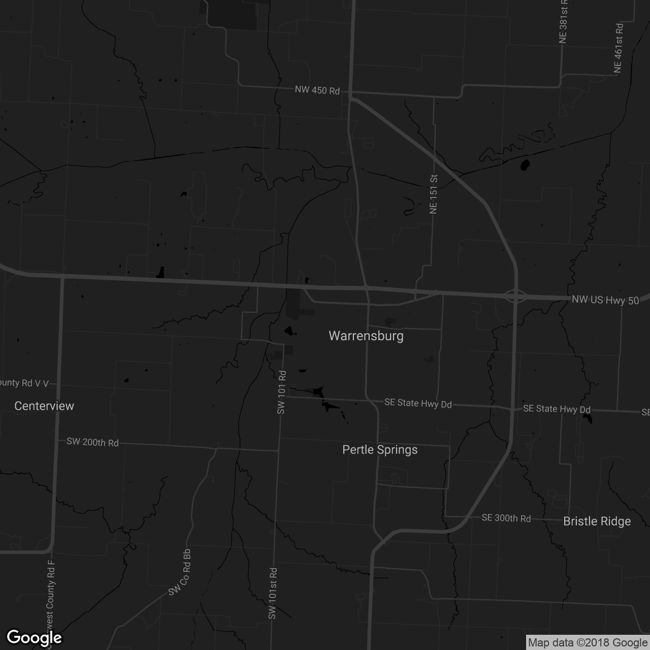 Johnson County Courthouse - map