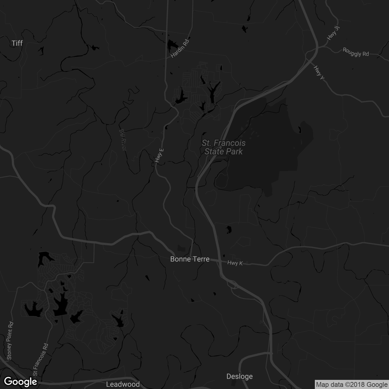 Cherokee Landing - map