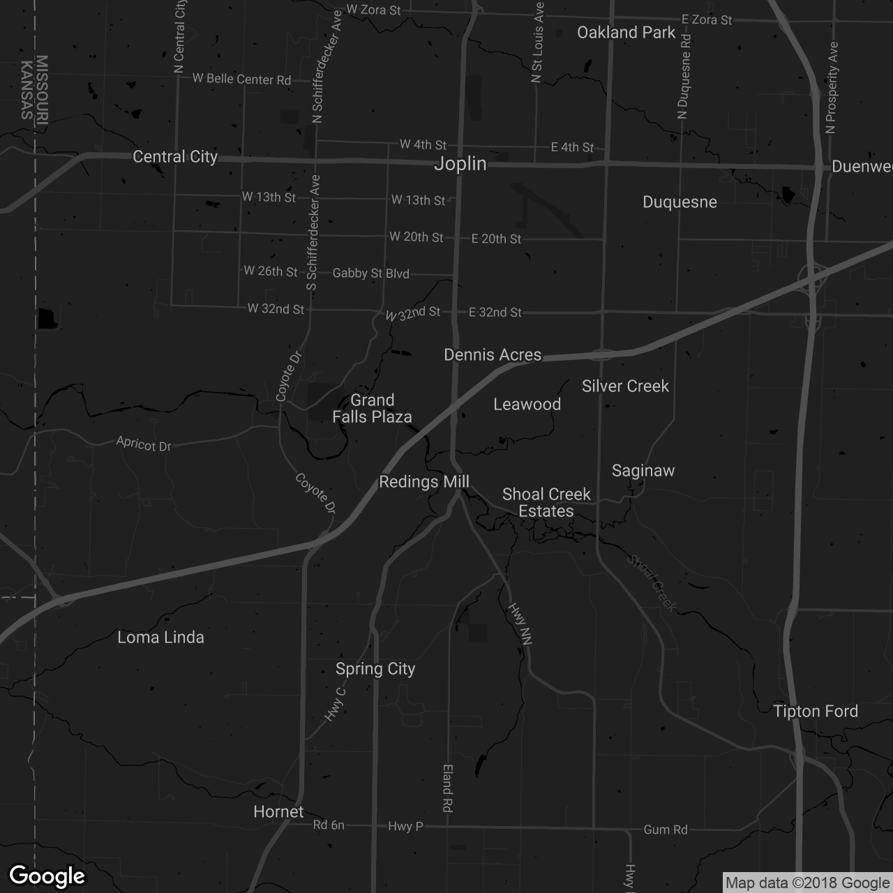 Wildcat Glades - map