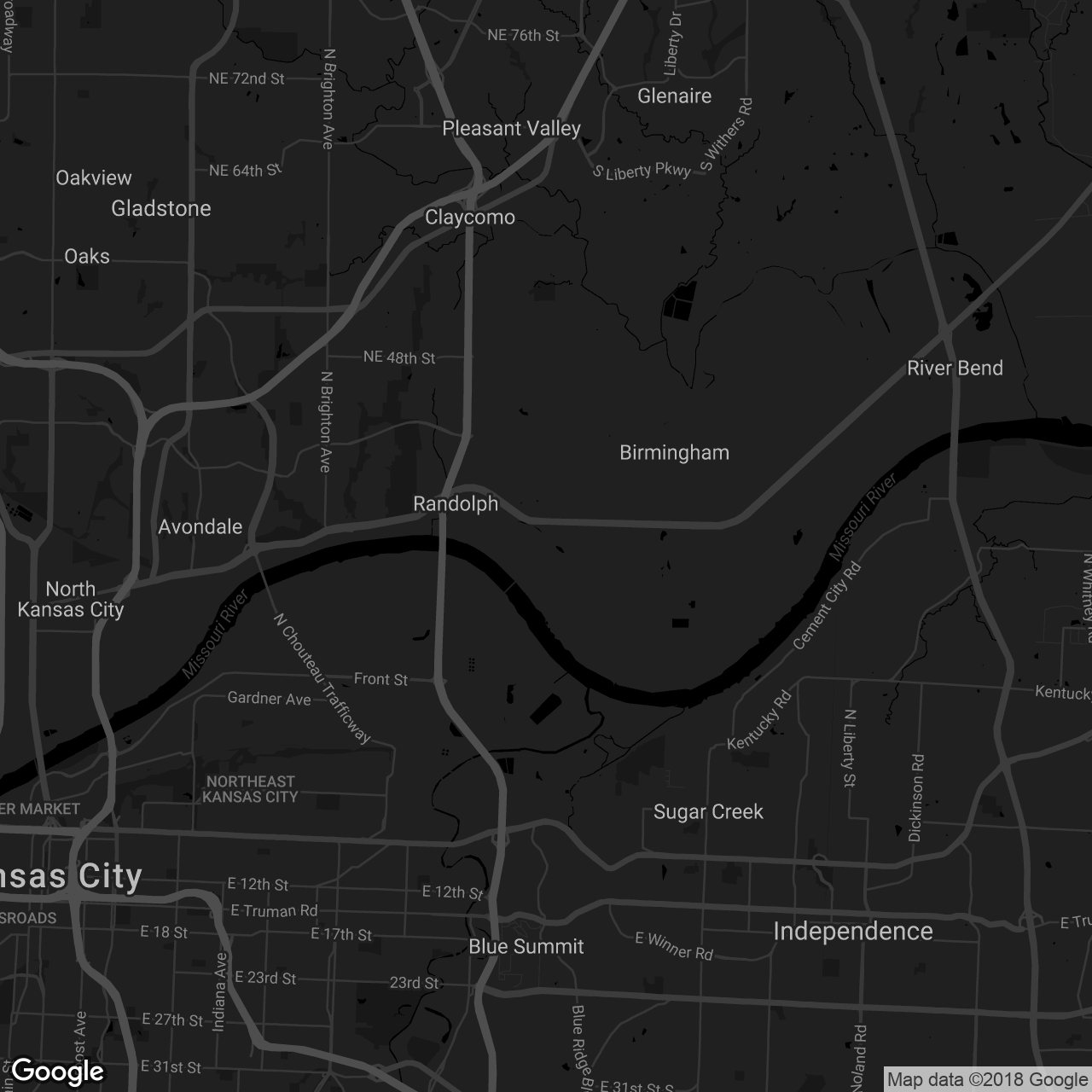 Ameristar Casino – Kansas City - map