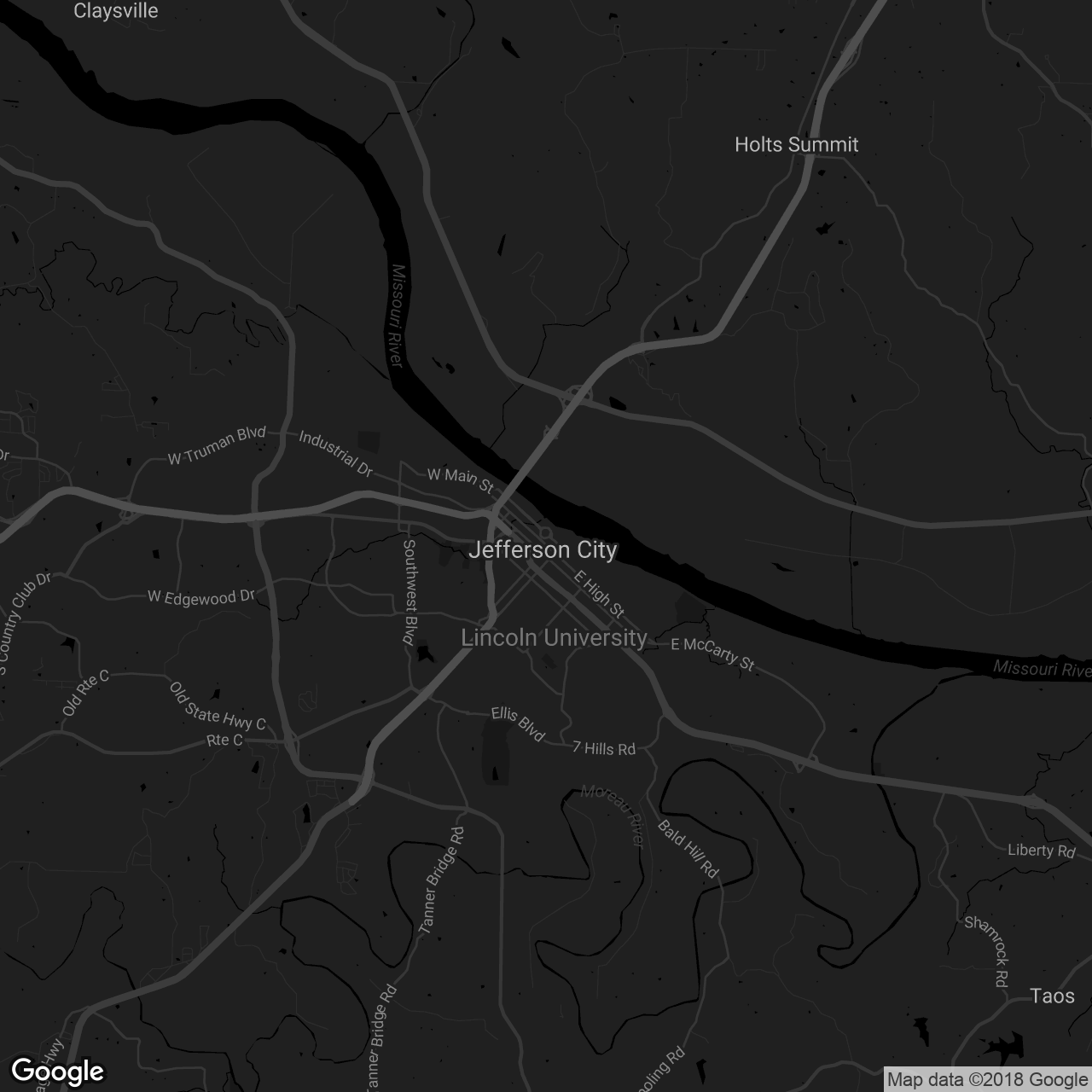 Arris’ Pizza — Jefferson City - map