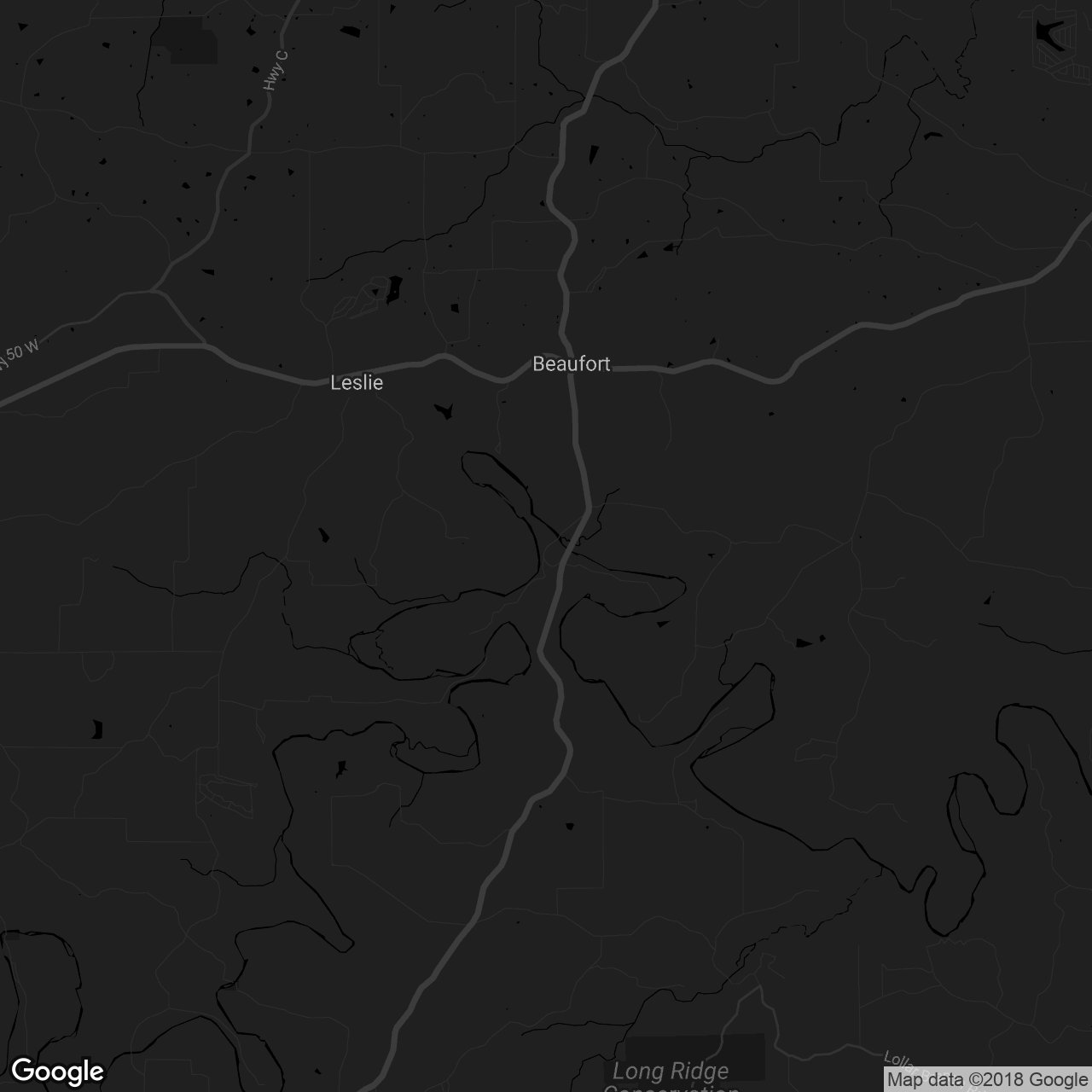 Devil’s Back Floats - map