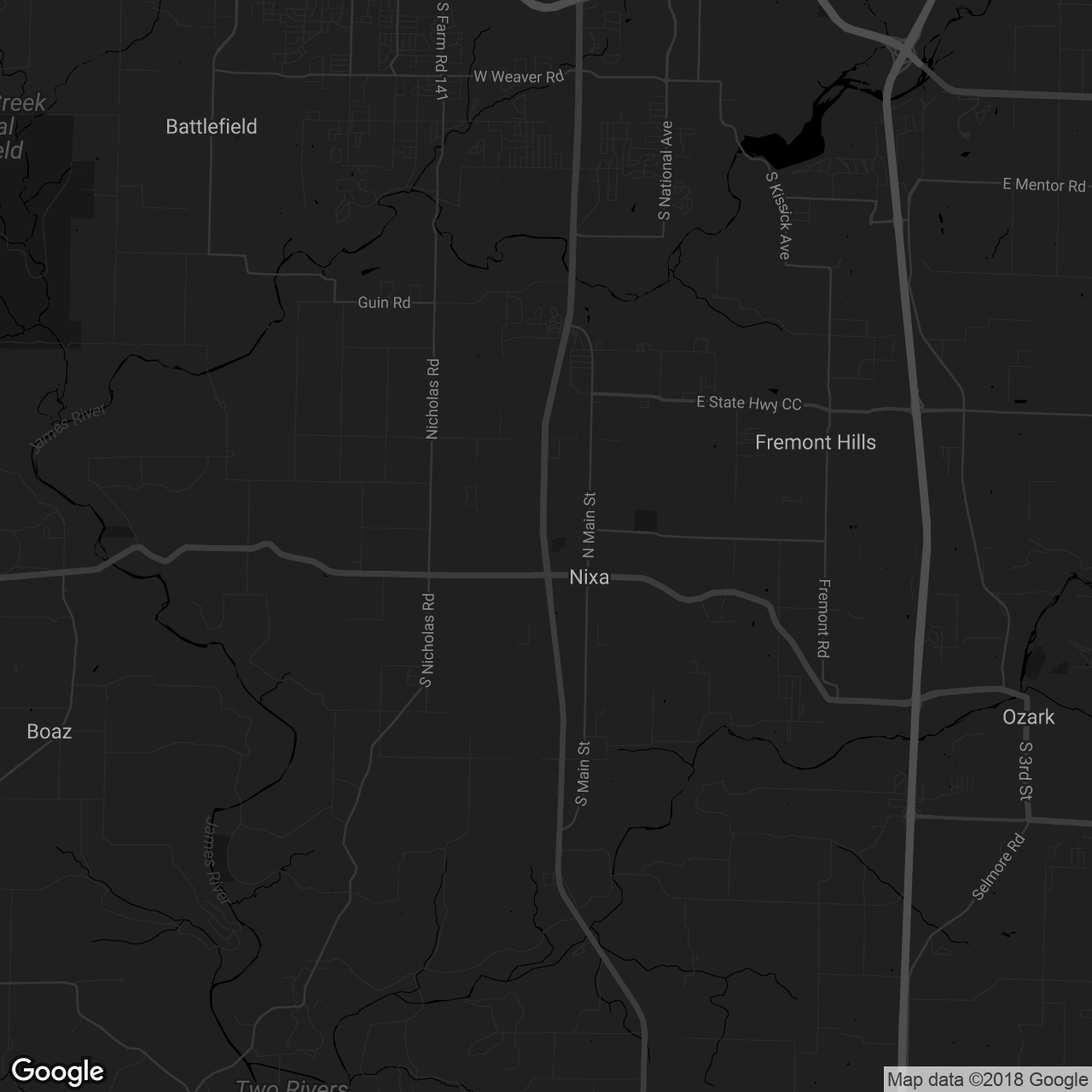 Super 8 – Nixa - map