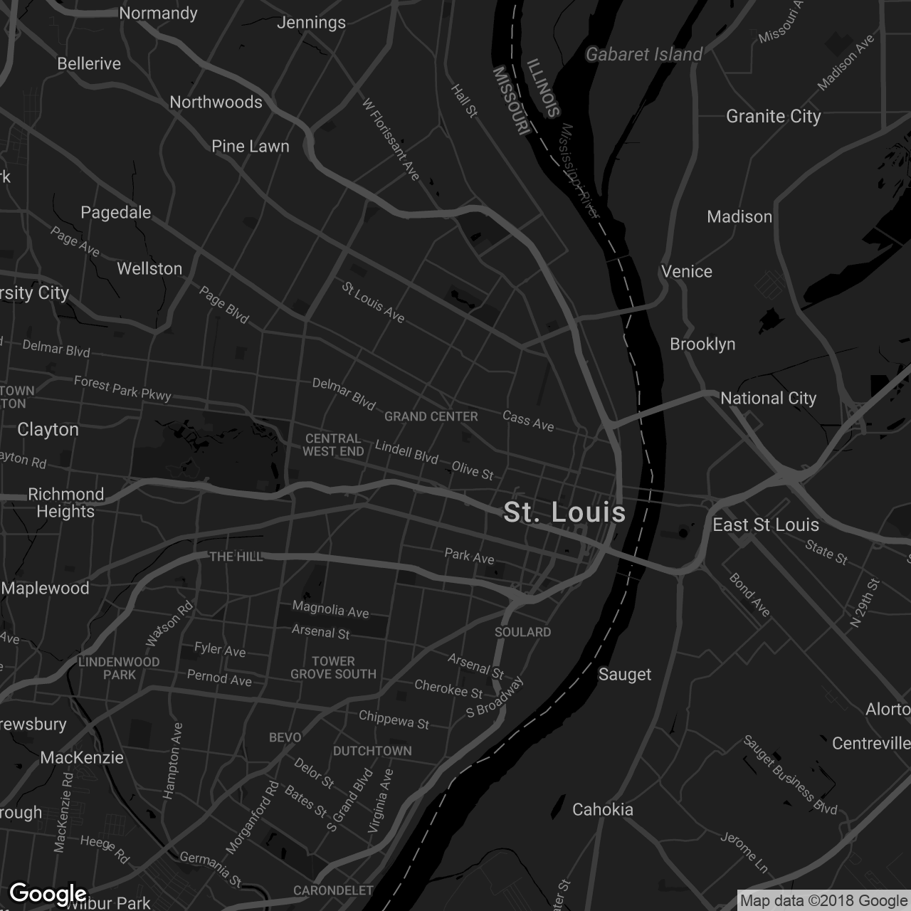 Urban Chestnut Brewing Company - map