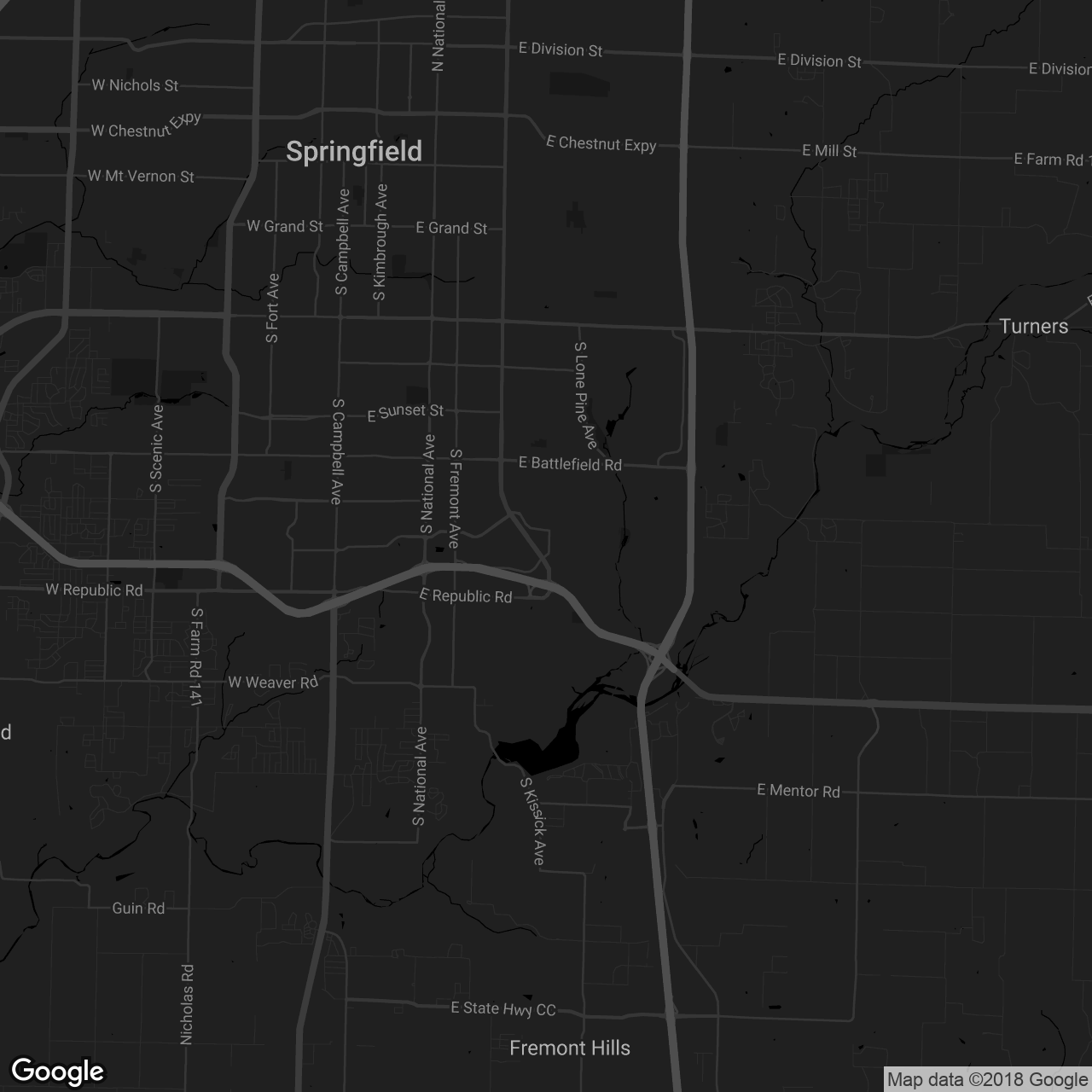 Comfort Inn South - Springfield - map