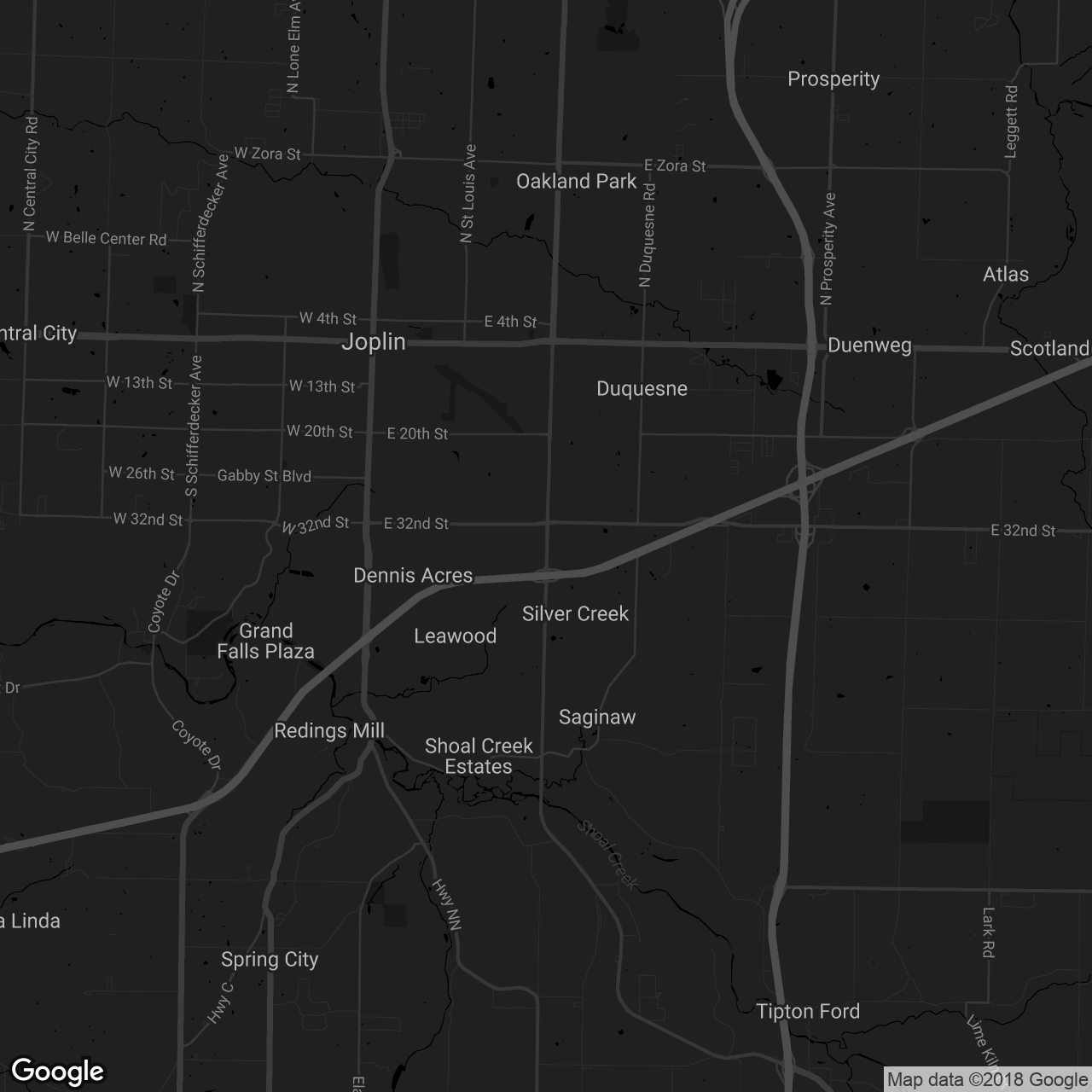 Greenstay Hotel - Joplin - map