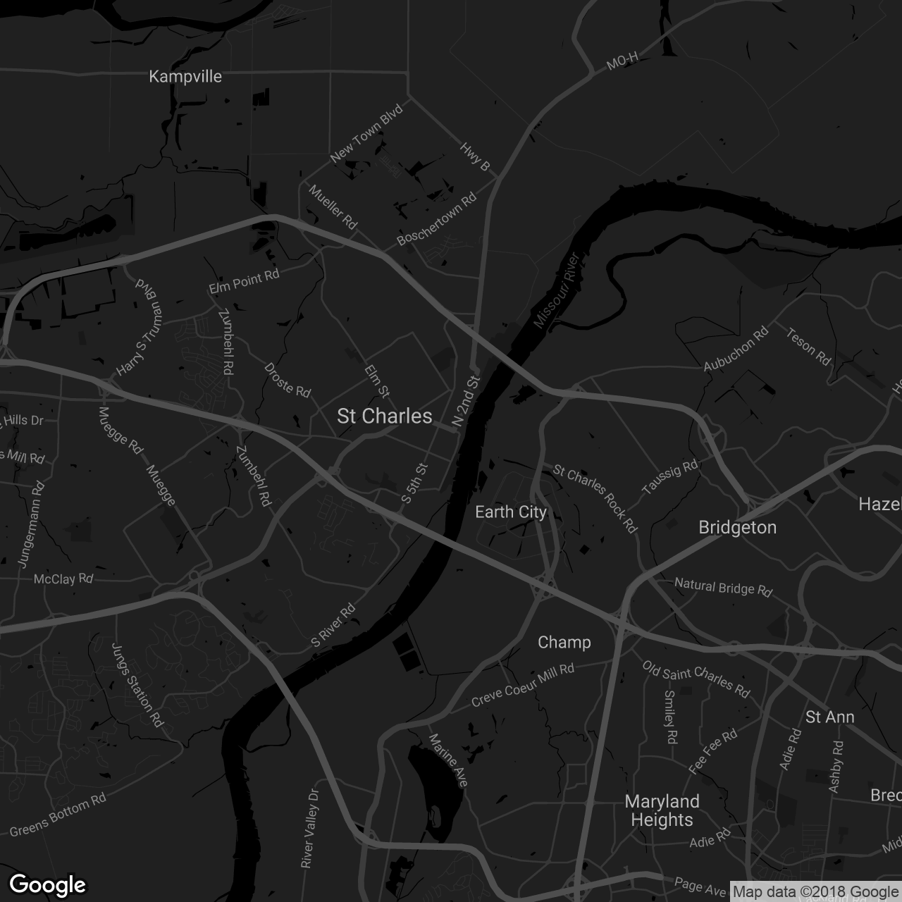 Llywelyn’s Pub – St. Charles - map
