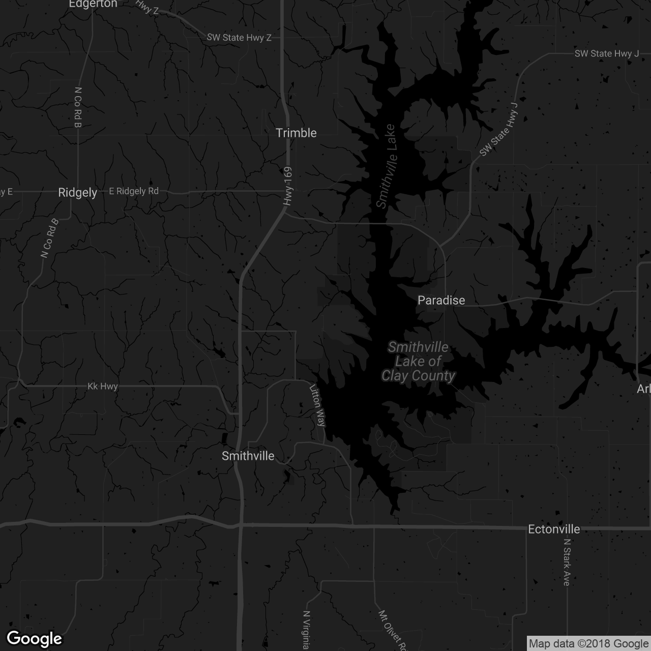 Paradise Pointe Golf Complex - map
