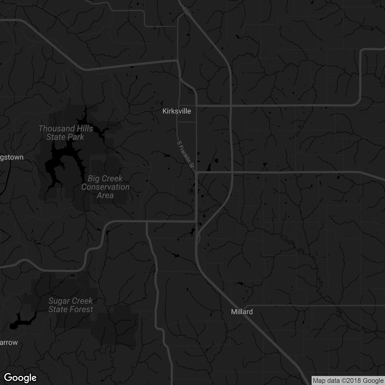 Department of Conservation Northeast Regional Office-Kirksville - map