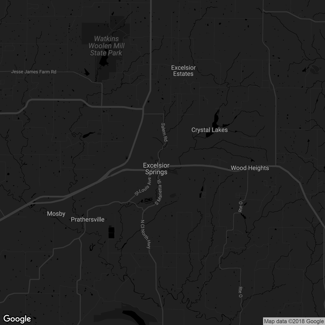 Willow Spring Mercantile - map