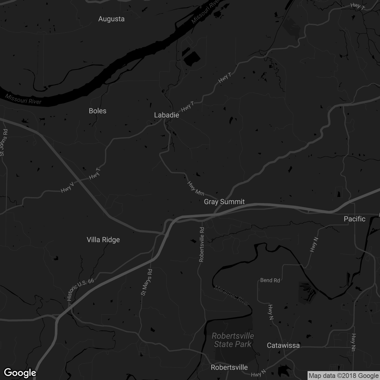 Purina Farms - map