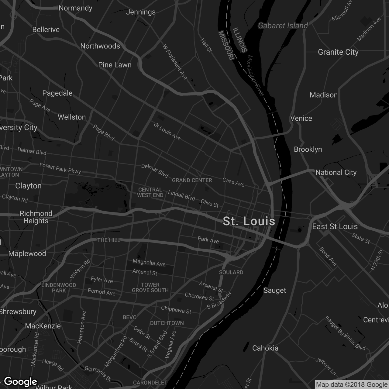 Grand Center – St. Louis - map