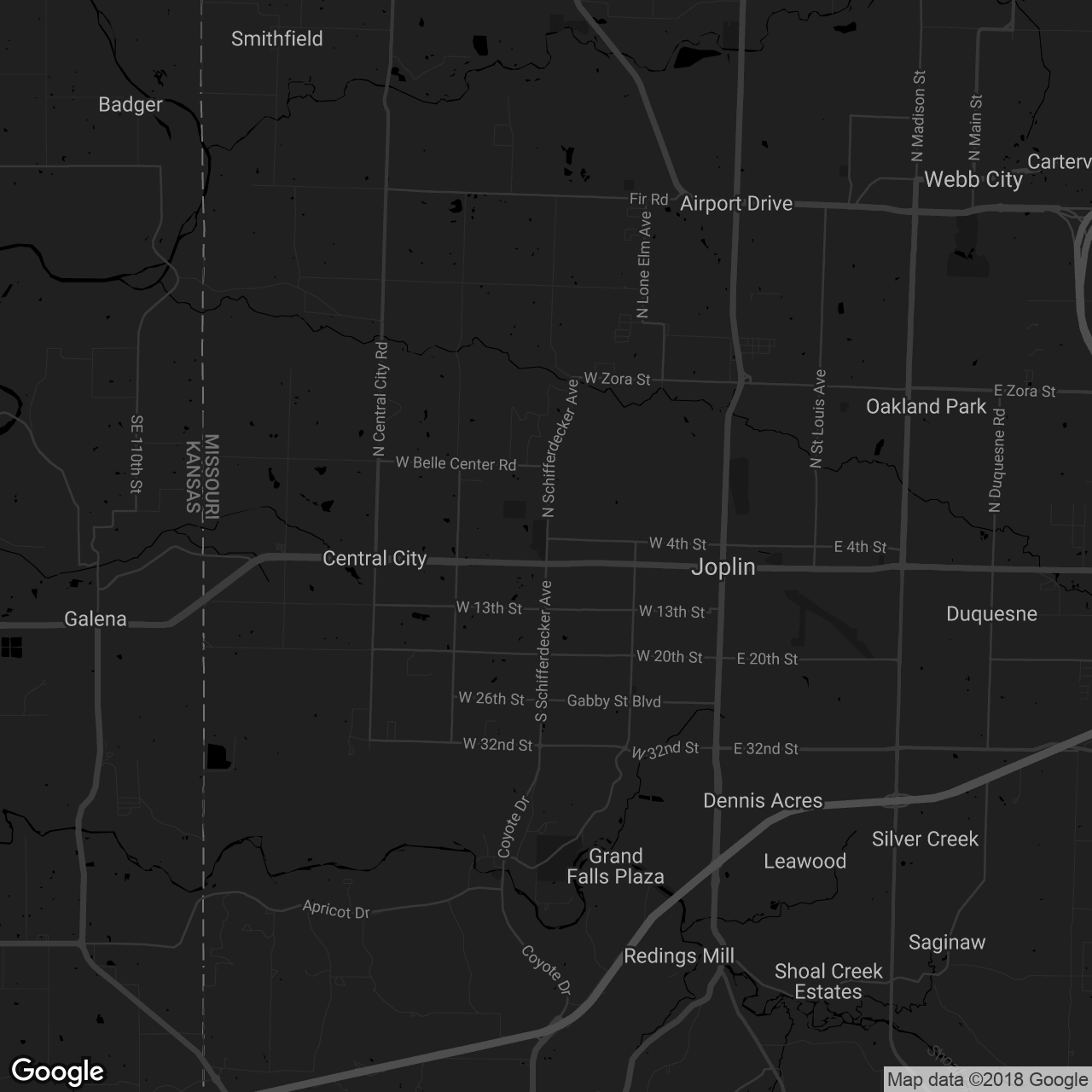Schifferdecker Golf Course - map