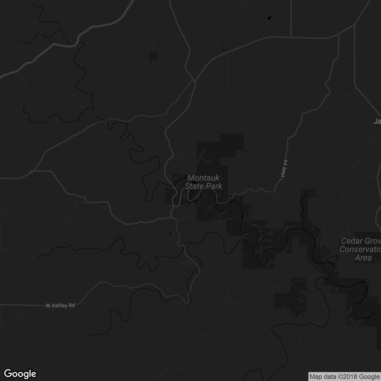 Montauk Fish Hatchery - map