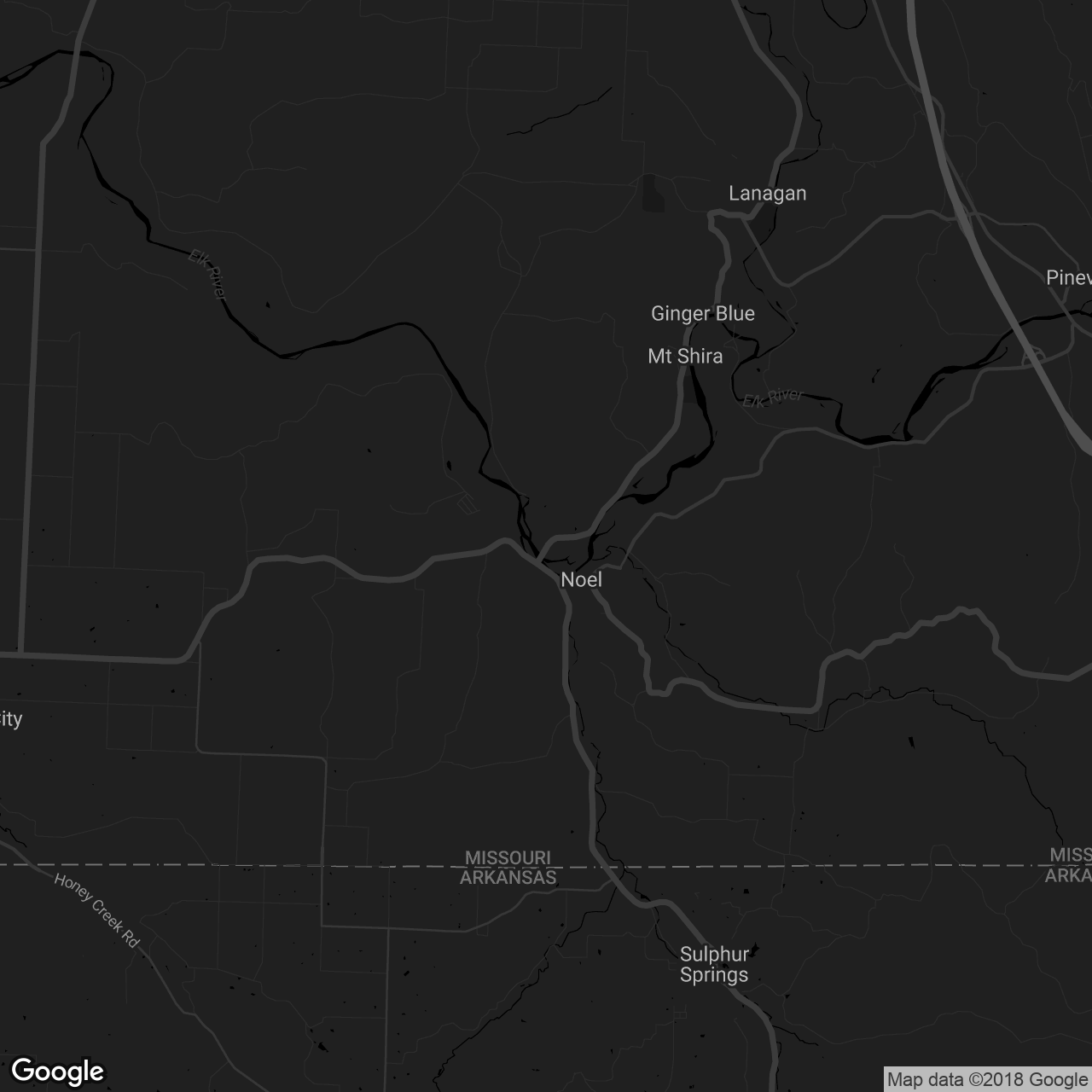 River Ranch Resort – Noel, MO - map