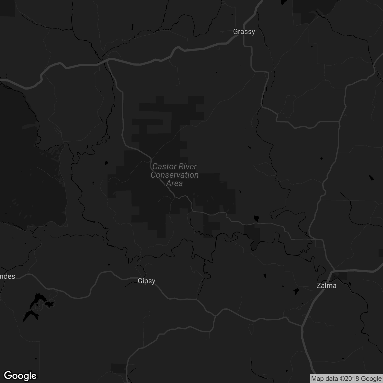 Castor River Conservation Area - map