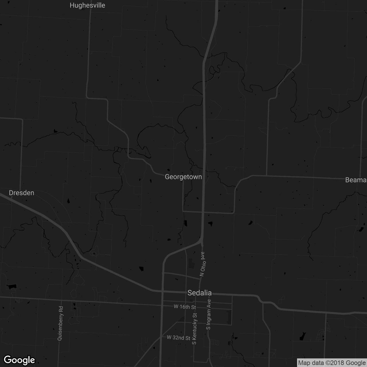 Georgetown Country View Estate at Happy Acres Bed and Breakfast - map
