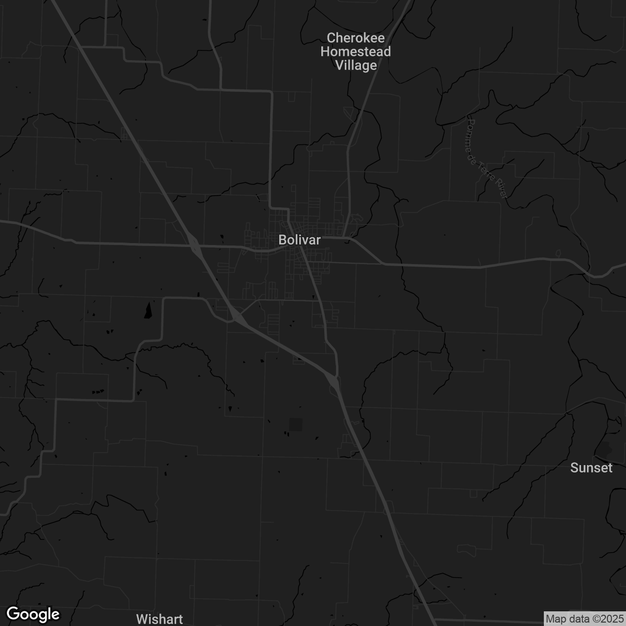 Best Western Plus Bolivar Hotel & Suites - map