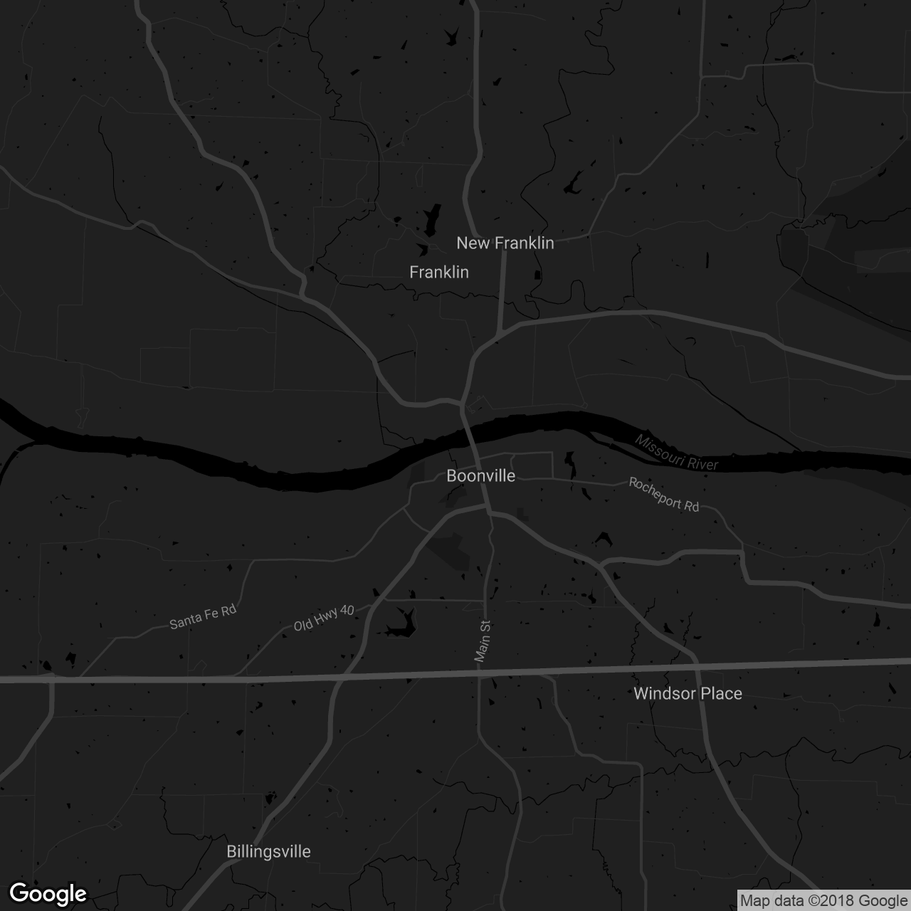 Isle of Capri Casino and Hotel – Boonville - map