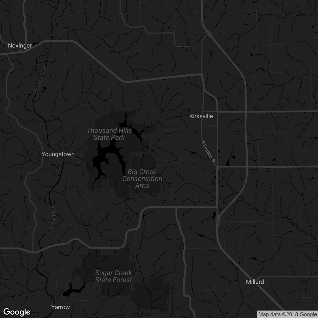Big Creek Conservation Area - map