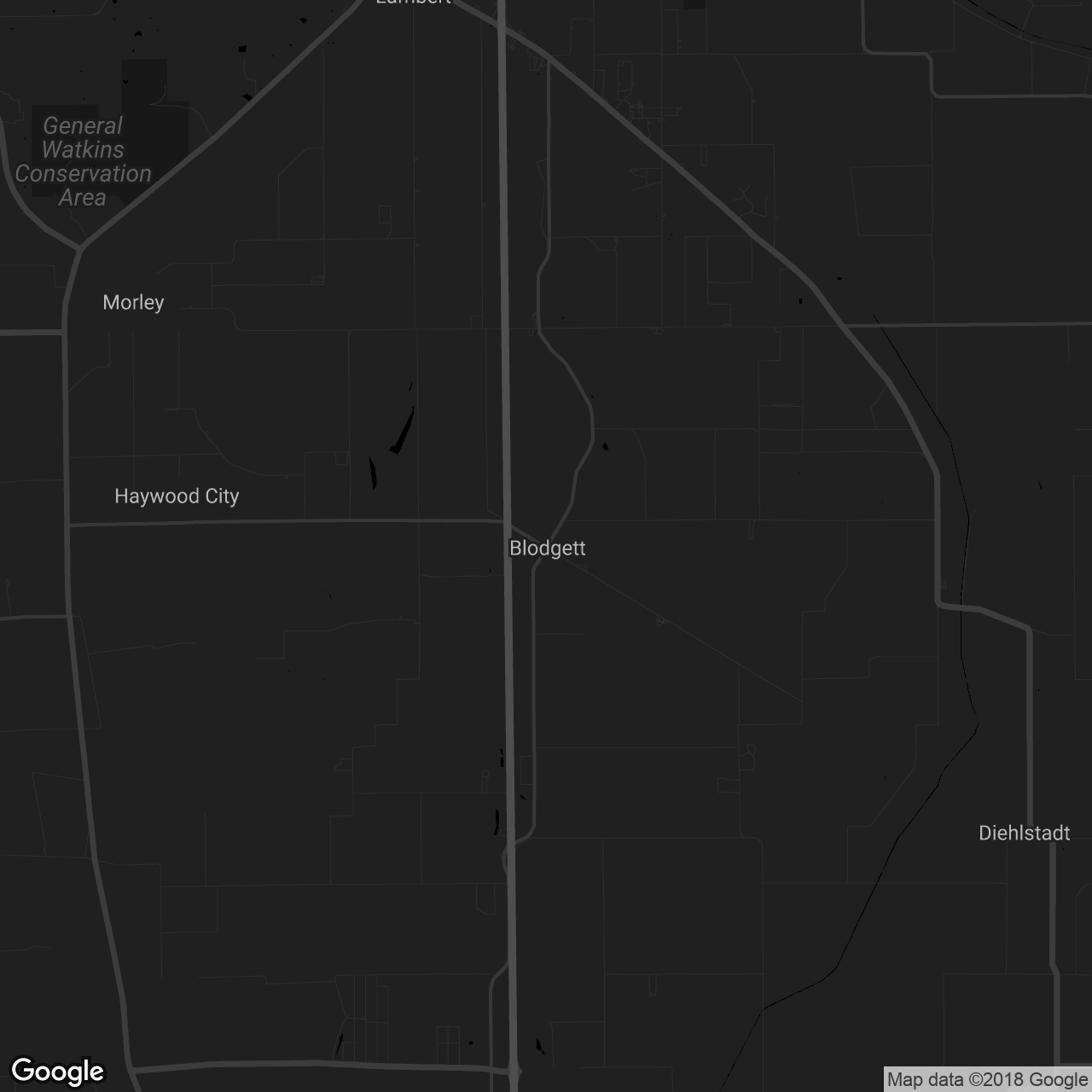 Blodgett Paintball and Fun Factory - map