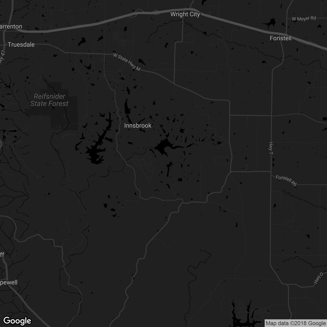 Innsbrook Resort Condominiums - map