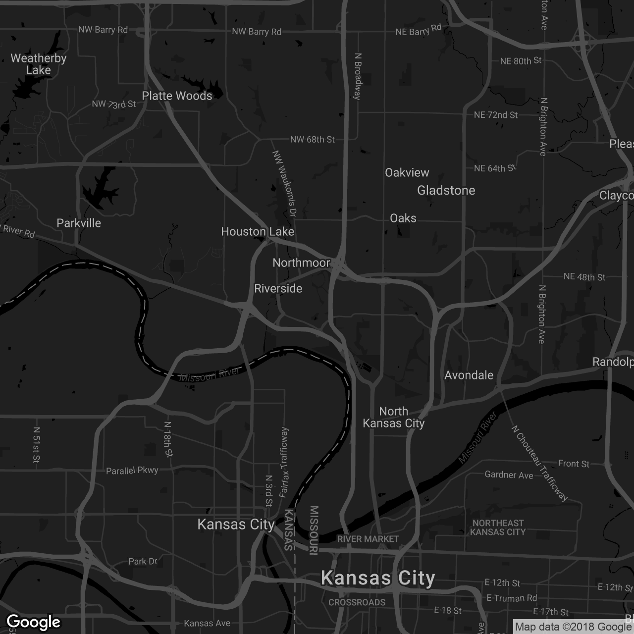 The Village at Briarcliff – Kansas City - map