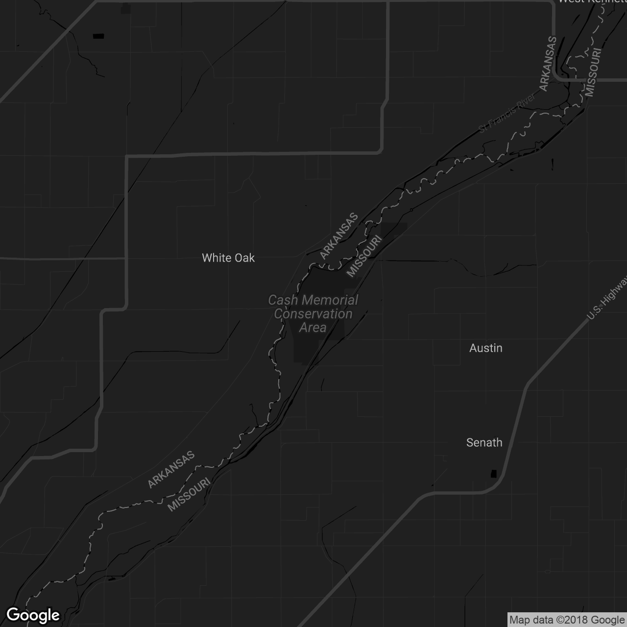 Ben Cash Memorial Conservation Area - map