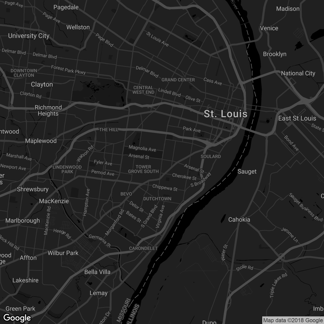 Rooster South Grand - map