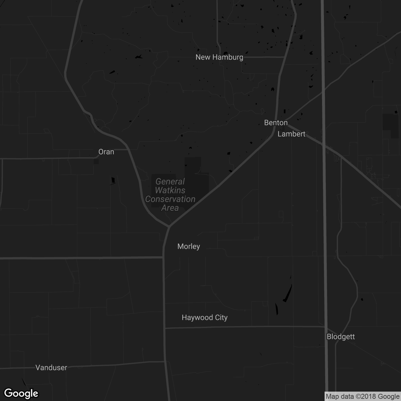 General Watkins Conservation Area - map
