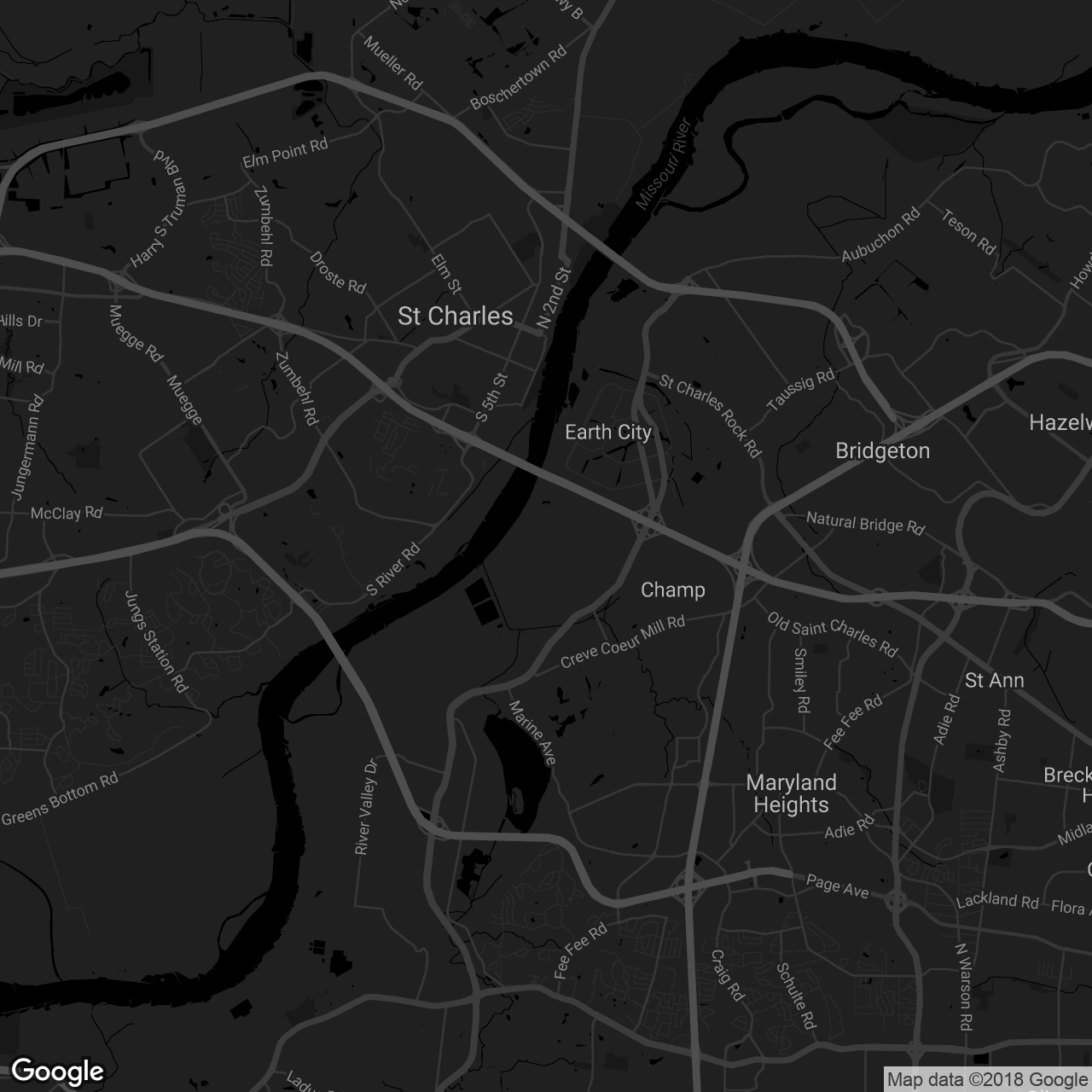 Hollywood Casino St. Louis - map