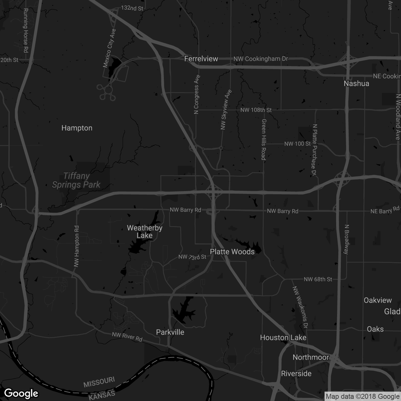 Zona Rosa Shopping District - map