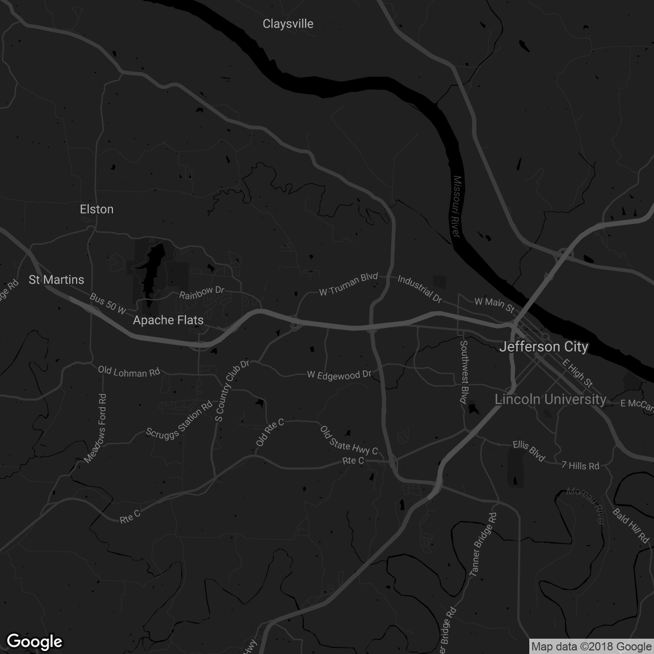 Lutz’s Famous BBQ – Jefferson City - map