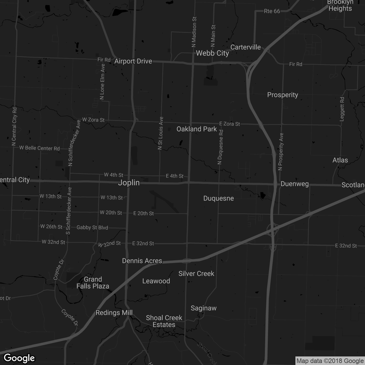 Billy Sims Barbecue – Joplin - map