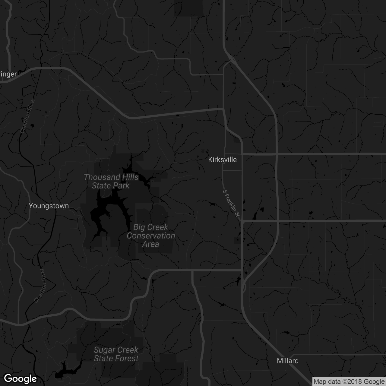 Truman State University Observatory - map
