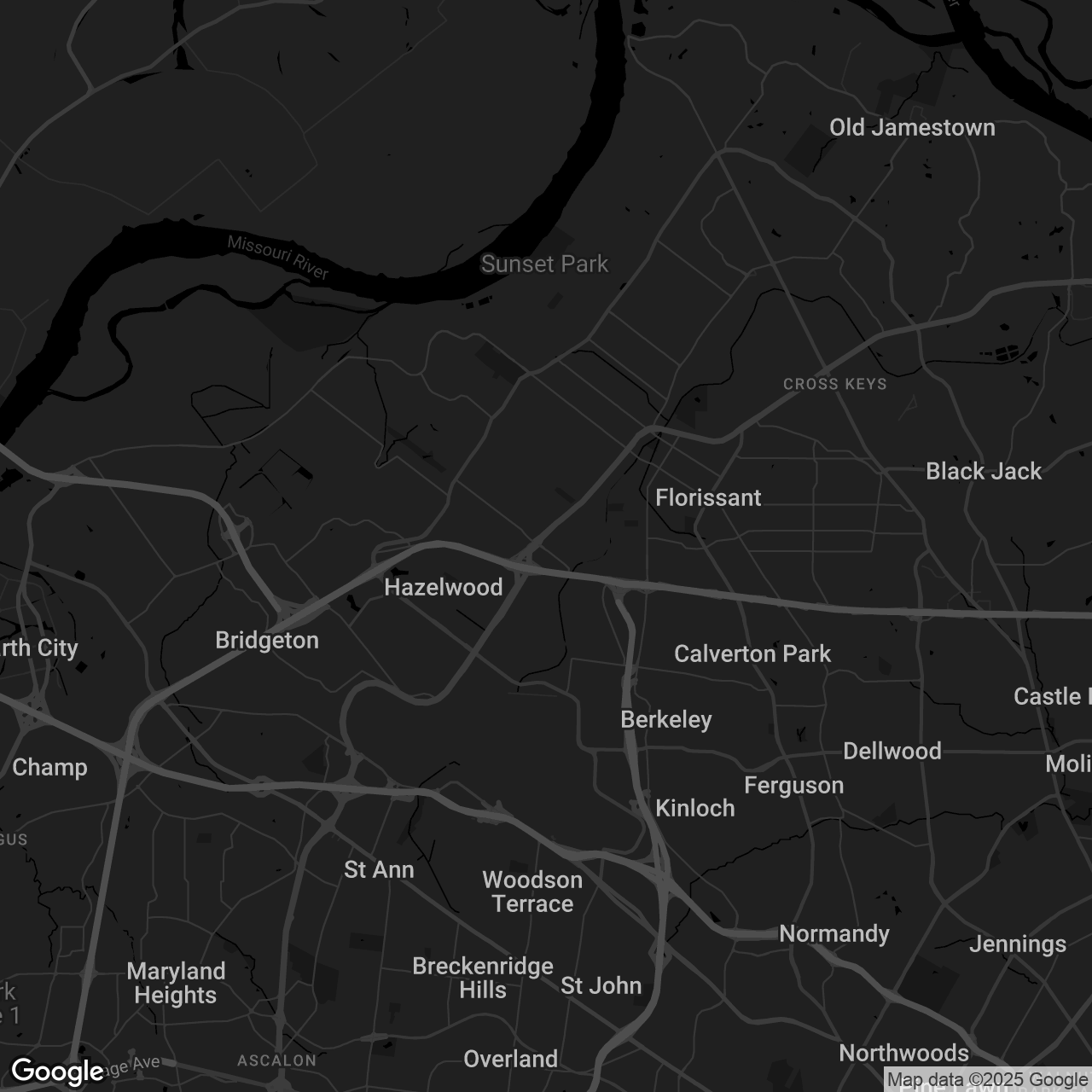 Best Western St. Louis Airport North Hotel & Suites - map