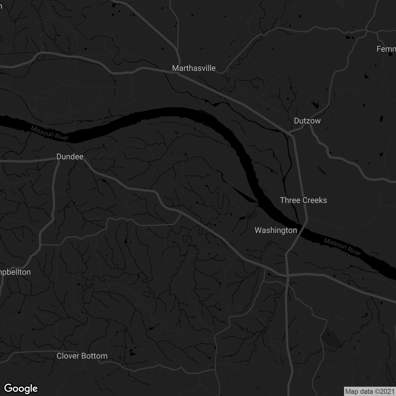 Schulze Nature Preserve - map