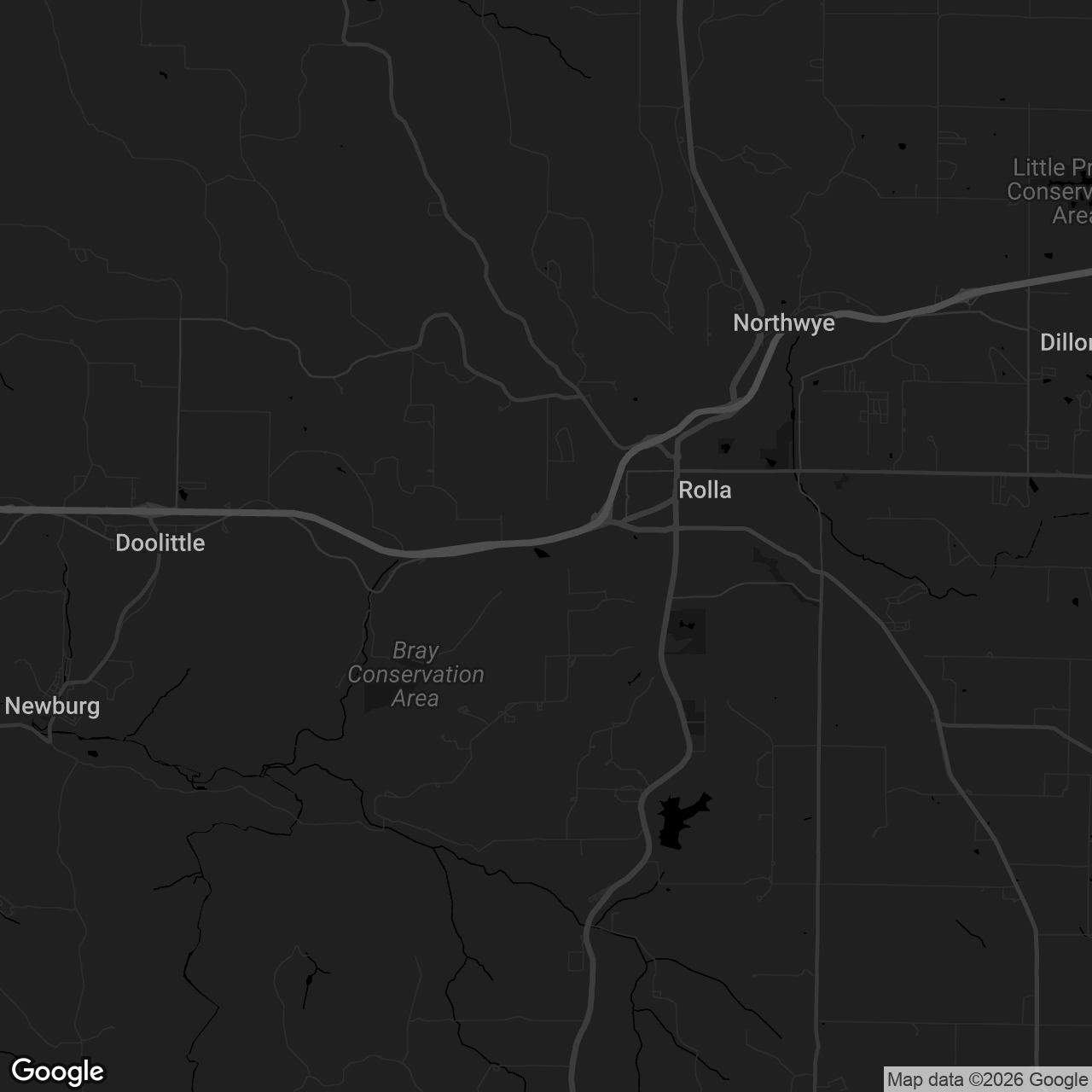 Baymont Inn & Suites, Rolla - map