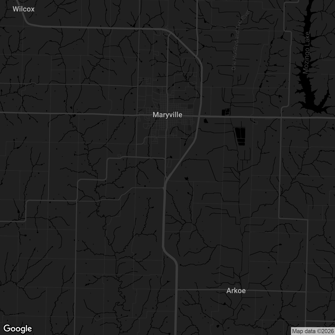 Maryville Extended Stay - map